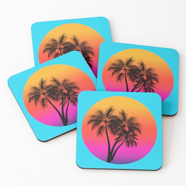 Item preview, Palm Trees at Sunset designed and sold by LemonadeSquash.