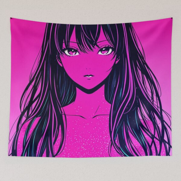 Item preview, Anime reflections of pink designed and sold by AdultAnime.
