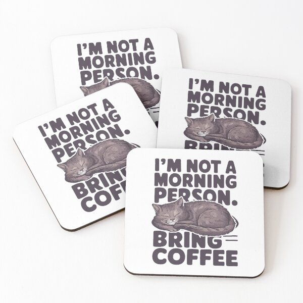 Item preview, I'm Not A Morning Person. Bring Coffee. designed and sold by MrERNST.