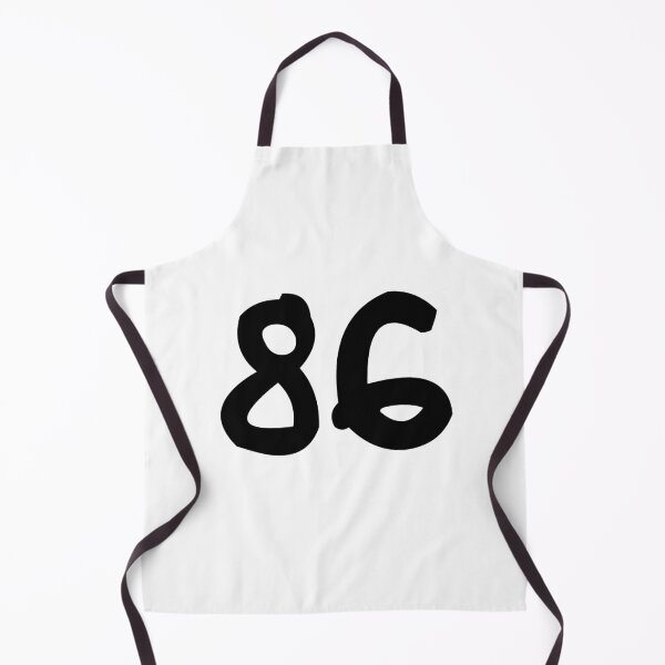 Item preview, 86, eighty-six, black, ninja designed and sold by Numbers-Art.