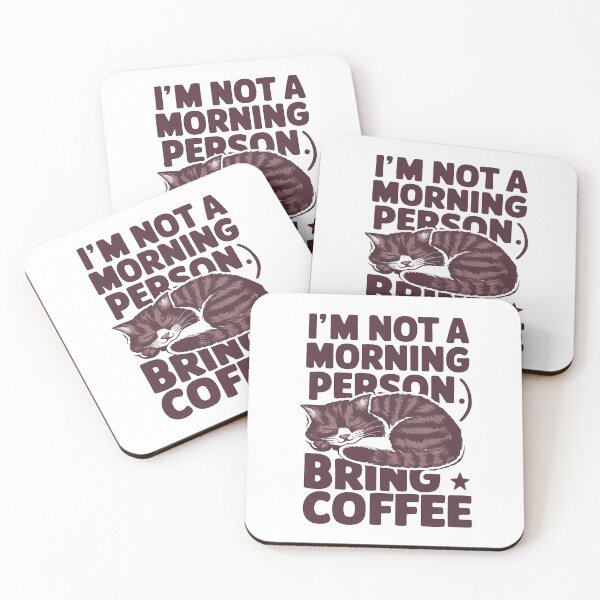 Item preview, I'm Not A Morning Person. Bring Coffee. designed and sold by MrERNST.