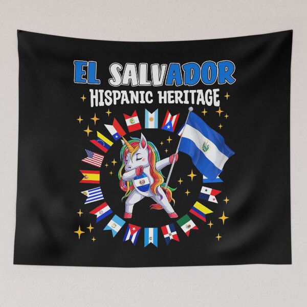 Item preview, Hispanic Heritage Month El Salvador kids boys girls toddler designed and sold by NUMAcreations.