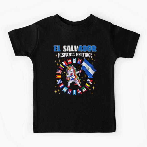 Item preview, Hispanic Heritage Month El Salvador kids boys girls toddler designed and sold by NUMAcreations.