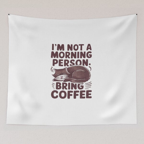 Item preview, I'm Not A Morning Person. Bring Coffee. designed and sold by MrERNST.
