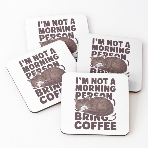 Item preview, I'm Not A Morning Person. Bring Coffee. designed and sold by MrERNST.