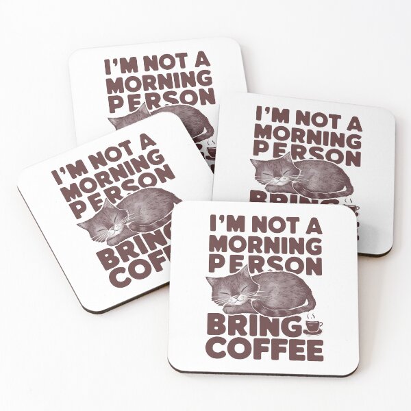 Item preview, I'm Not A Morning Person. Bring Coffee. designed and sold by MrERNST.