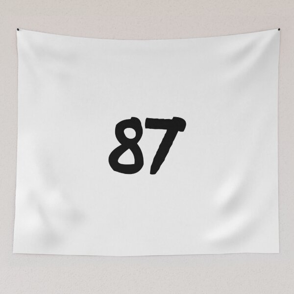 Item preview, 87, eighty-seven, black, ninja designed and sold by Numbers-Art.