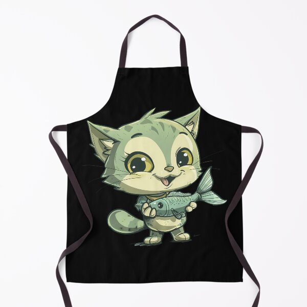 Item preview, beautiful Cat Holding Fish designed and sold by mando24895.