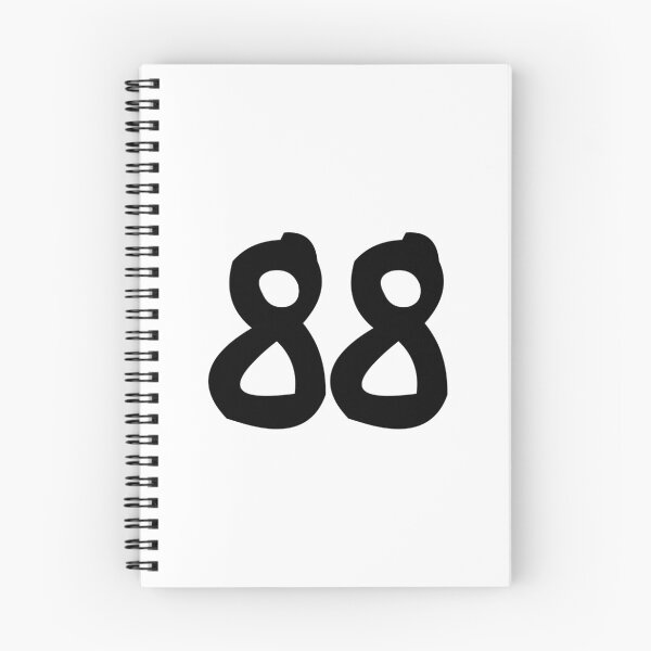 Item preview, 88, eighty-eight, black, ninja designed and sold by Numbers-Art.