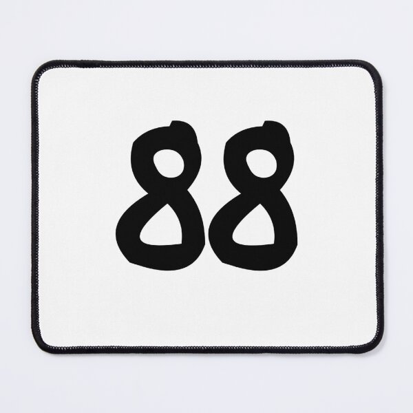 Item preview, 88, eighty-eight, black, ninja designed and sold by Numbers-Art.