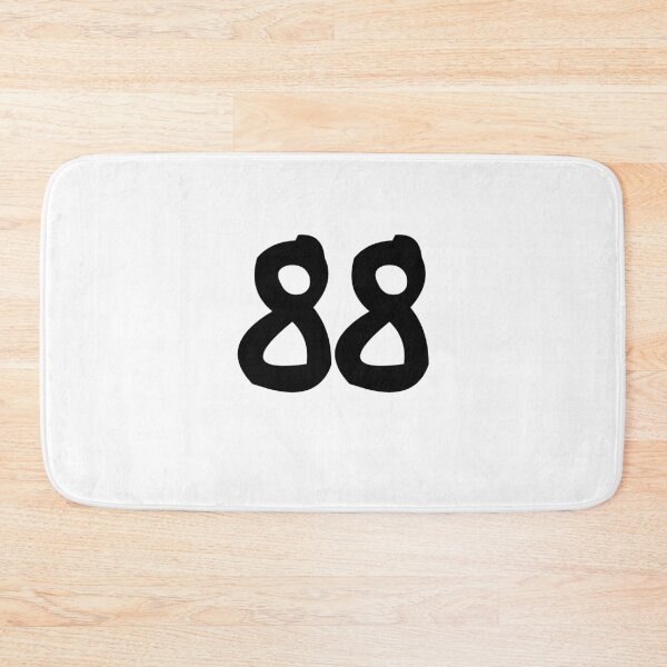 Item preview, 88, eighty-eight, black, ninja designed and sold by Numbers-Art.