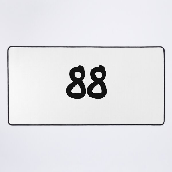 Item preview, 88, eighty-eight, black, ninja designed and sold by Numbers-Art.