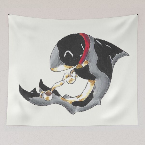 Item preview, Tiburón de leche Holstein designed and sold by KOKeefeArt.