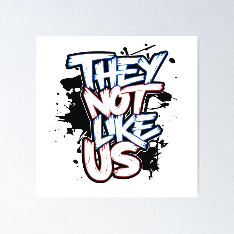 They Not Like Us Sticker