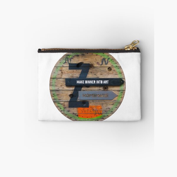 Item preview, Make Dinner into Art - Vintage Wooden Sign designed and sold by Bruno Beach.