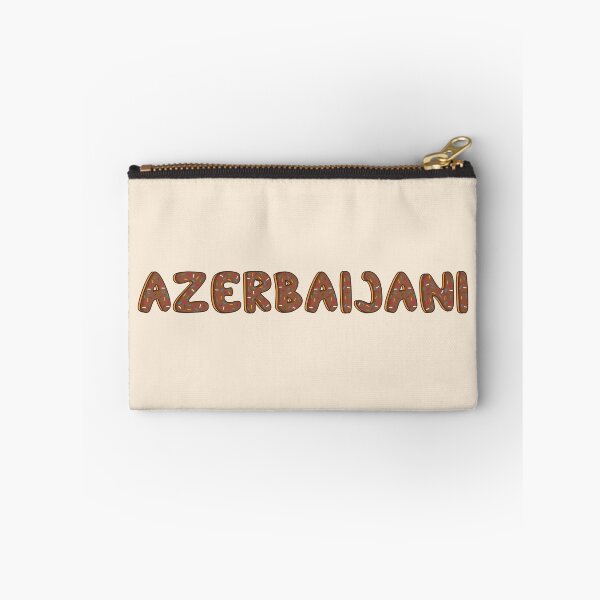 Item preview, Azerbaijani Word Shaped Like Chocolate Donuts  designed and sold by DonutsWords.