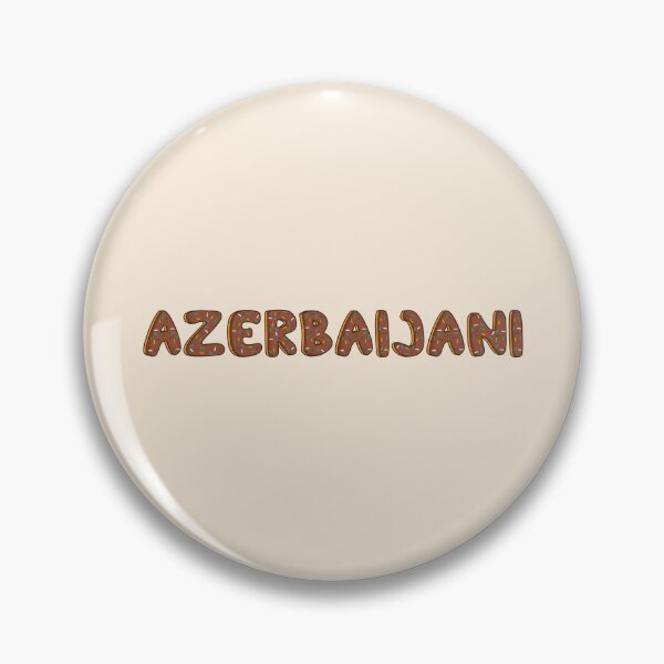 Item preview, Azerbaijani Word Shaped Like Chocolate Donuts  designed and sold by DonutsWords.