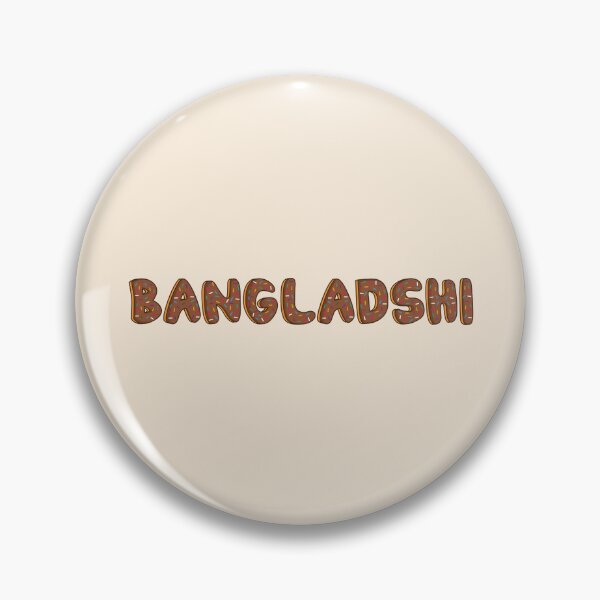 Item preview, Bangladeshi Word Shaped Like Chocolate Donuts  designed and sold by DonutsWords.