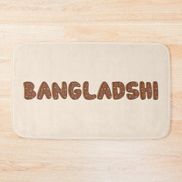 Item preview, Bangladeshi Word Shaped Like Chocolate Donuts  designed and sold by DonutsWords.