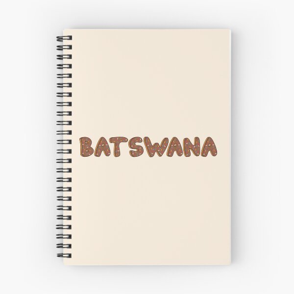 Item preview, Batswana Word Shaped Like Chocolate Donuts  designed and sold by DonutsWords.