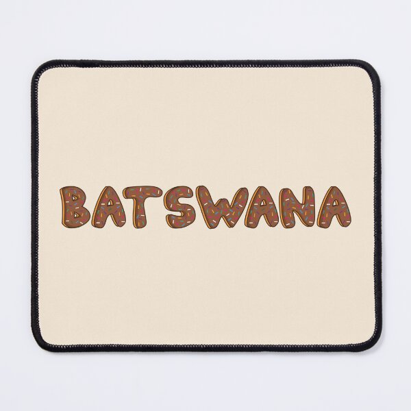 Item preview, Batswana Word Shaped Like Chocolate Donuts  designed and sold by DonutsWords.