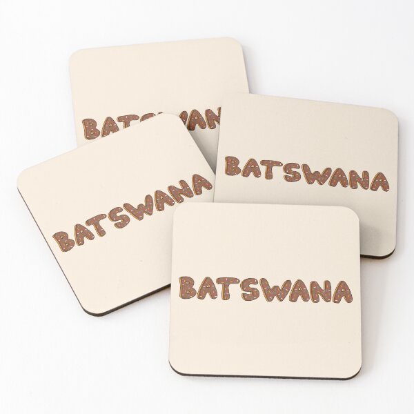 Item preview, Batswana Word Shaped Like Chocolate Donuts  designed and sold by DonutsWords.