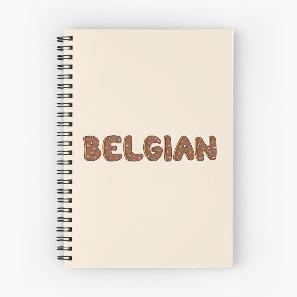 Item preview, Belgian Word Shaped Like Chocolate Donuts  designed and sold by DonutsWords.