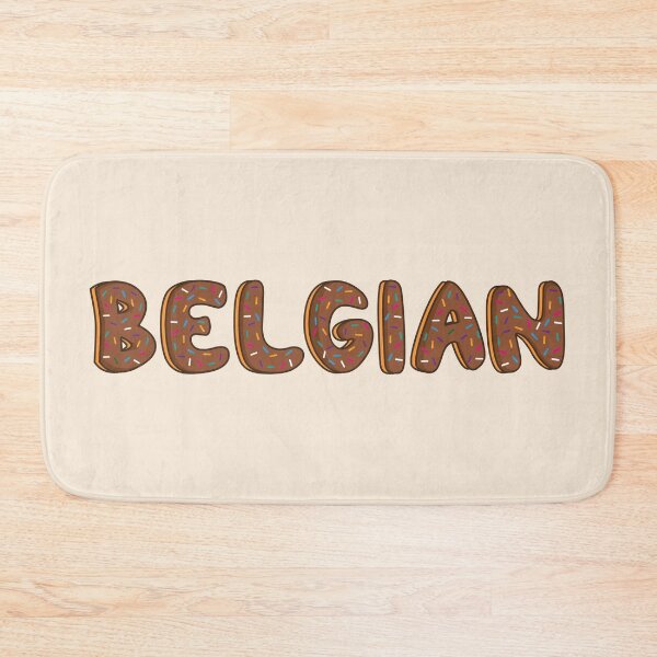 Item preview, Belgian Word Shaped Like Chocolate Donuts  designed and sold by DonutsWords.