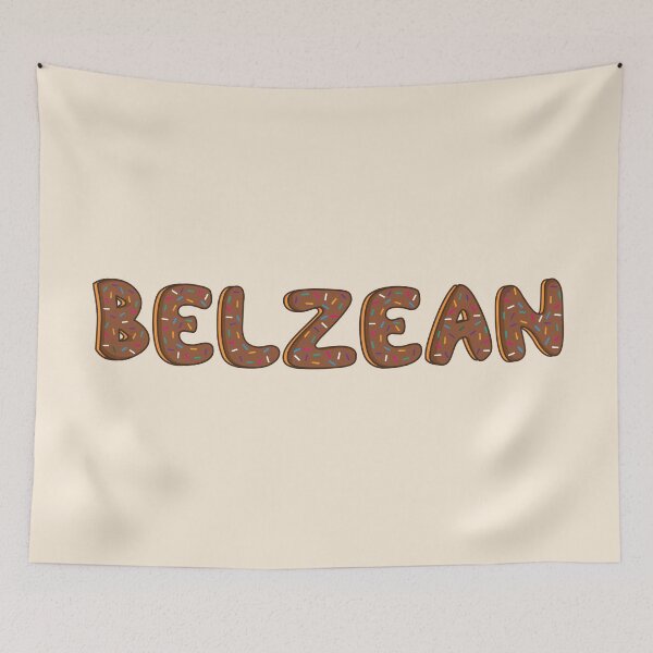 Item preview, Belizean Word Shaped Like Chocolate Donuts  designed and sold by DonutsWords.