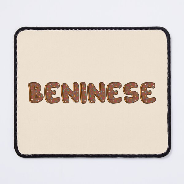 Item preview, Beninese Word Shaped Like Chocolate Donuts designed and sold by DonutsWords.