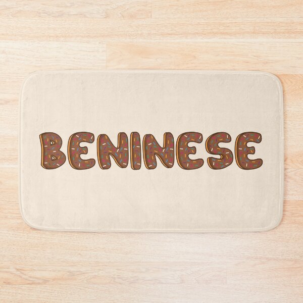 Item preview, Beninese Word Shaped Like Chocolate Donuts  designed and sold by DonutsWords.