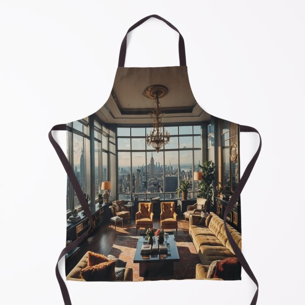 Item preview, Interior of a New York penthouse Maximalist interior design with a view of the city skyline designed and sold by KING TK.