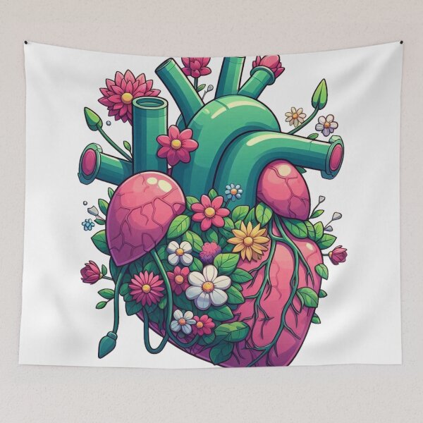 Item preview, Heart in Bloom: Floral Embrace designed and sold by Canaba.