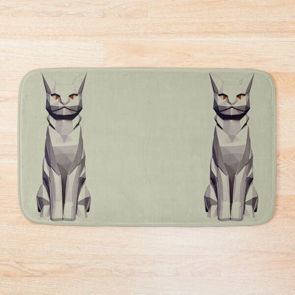 Item preview, Cat figure in cubic shapes designed and sold by AnnabellaRh.