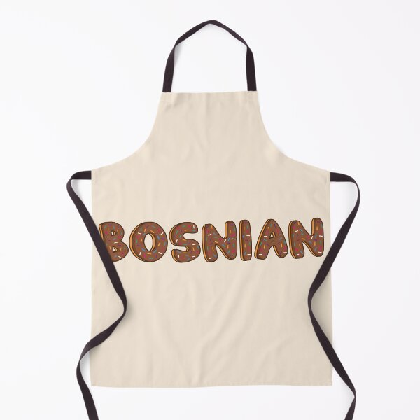 Item preview, Bosnian Word Shaped Like Chocolate Donuts  designed and sold by DonutsWords.