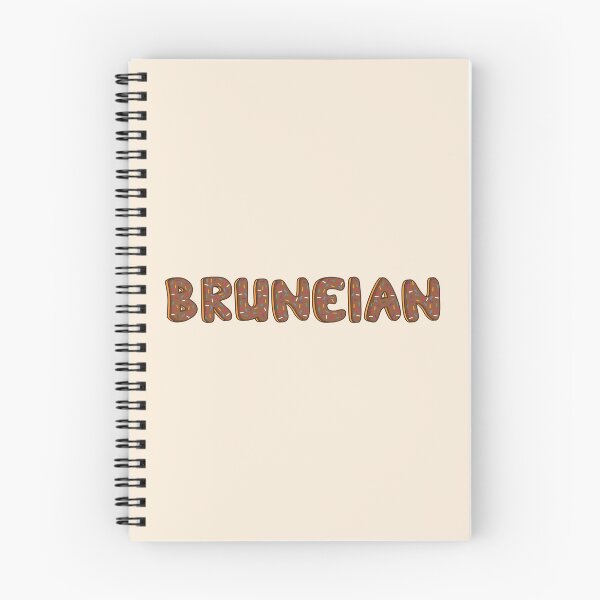 Item preview, Bruneian Word Shaped Like Chocolate Donuts  designed and sold by DonutsWords.
