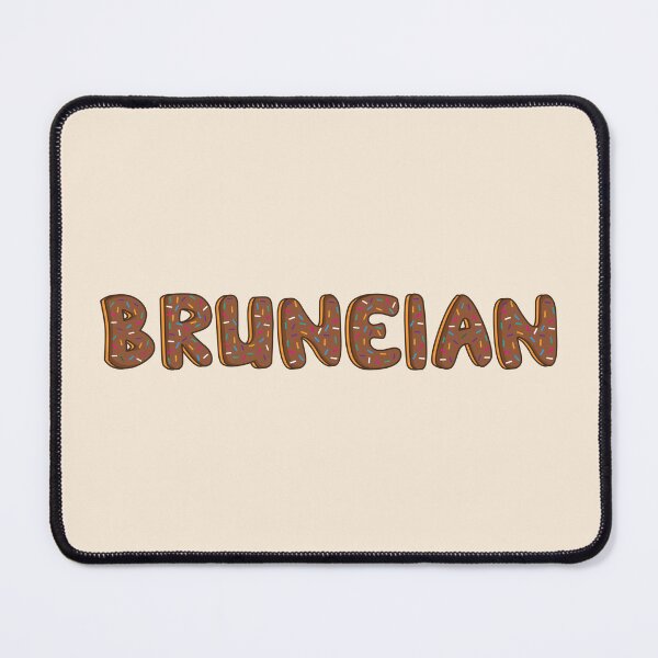 Item preview, Bruneian Word Shaped Like Chocolate Donuts designed and sold by DonutsWords.