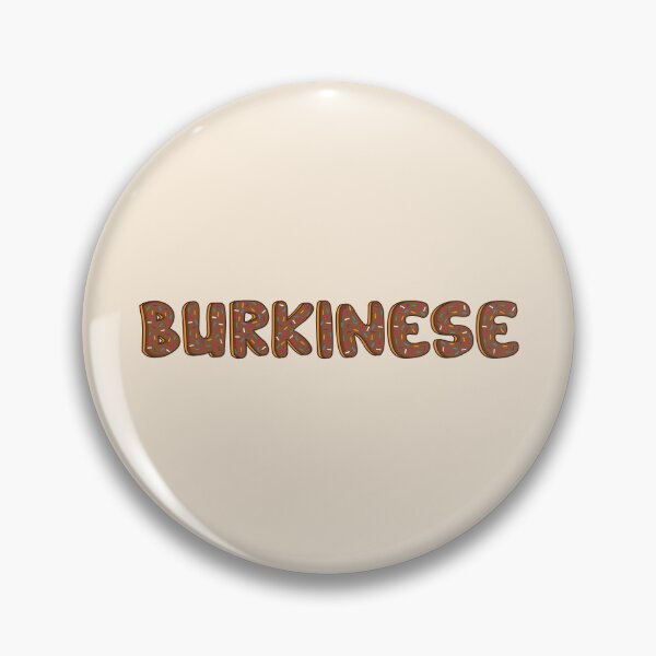 Item preview, Burkinese Word Shaped Like Chocolate Donuts  designed and sold by DonutsWords.