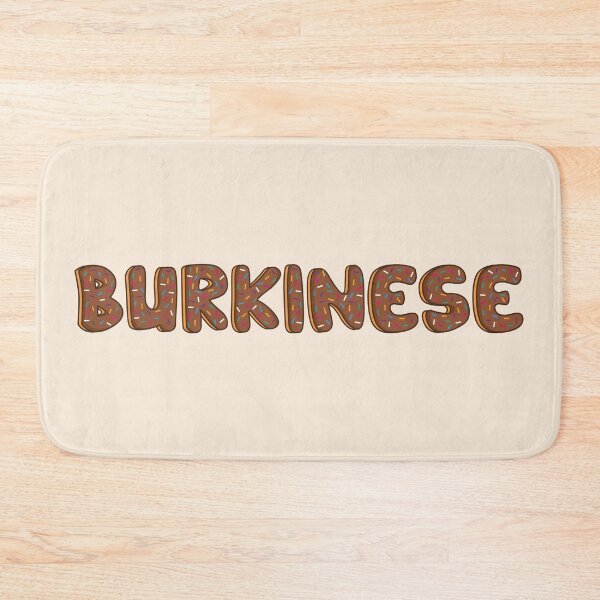 Item preview, Burkinese Word Shaped Like Chocolate Donuts  designed and sold by DonutsWords.