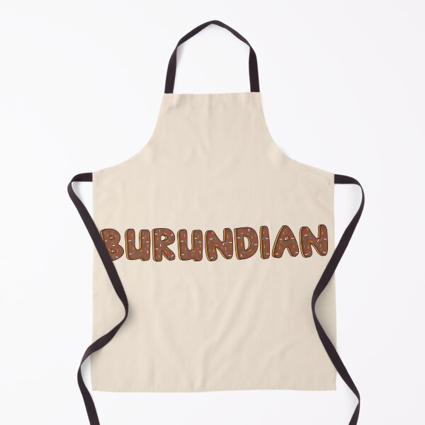 Item preview, Burundian Word Shaped Like Chocolate Donuts  designed and sold by DonutsWords.