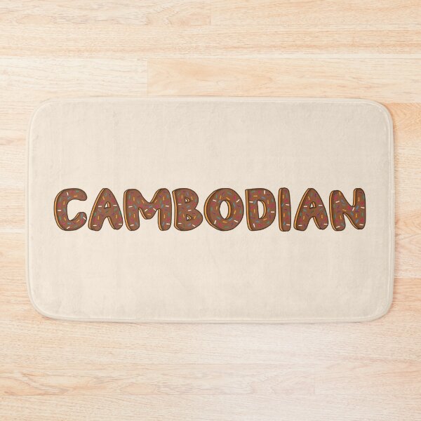 Item preview, Cambodian Word Shaped Like Chocolate Donuts  designed and sold by DonutsWords.