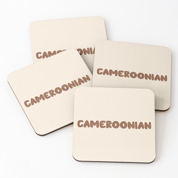 Item preview, Cameroonian Word Shaped Like Chocolate Donuts  designed and sold by DonutsWords.