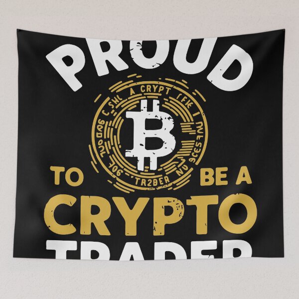 Item preview, Proud to Be a Crypto Trader - Crypto Fans designed and sold by SloganArtist.