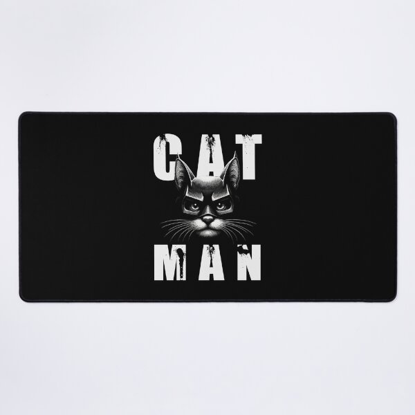 Item preview, catman, comic, superhero, mask, black background, cartoon, cat world, fantasy, hero designed and sold by CrisMor-Art.