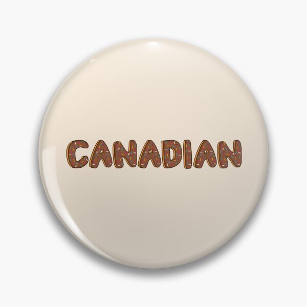 Item preview, Canadian Word Shaped Like Chocolate Donuts  designed and sold by DonutsWords.