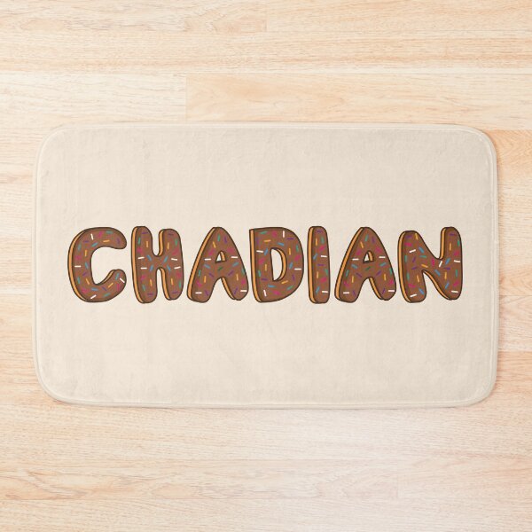 Item preview, Chadian Word Shaped Like Chocolate Donuts  designed and sold by DonutsWords.