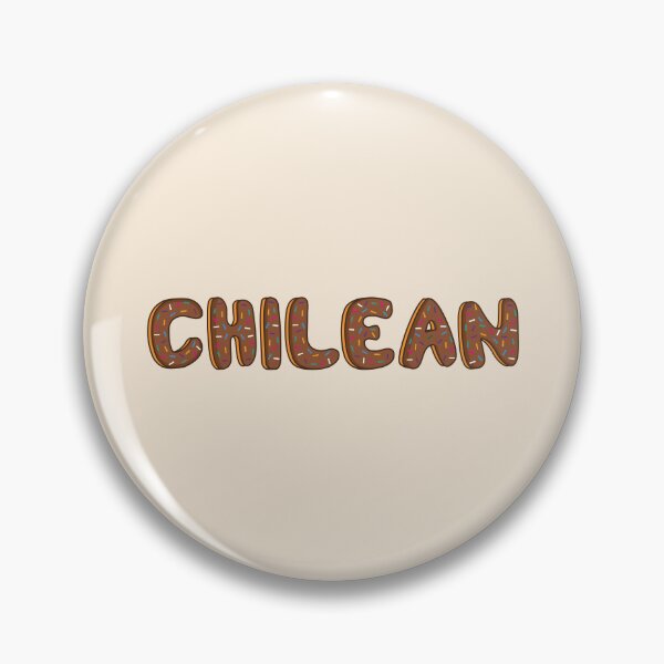 Item preview, Chilean Word Shaped Like Chocolate Donuts  designed and sold by DonutsWords.
