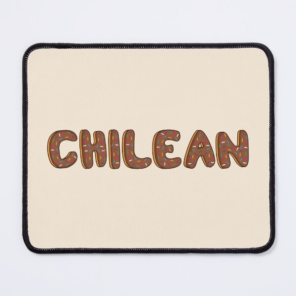 Item preview, Chilean Word Shaped Like Chocolate Donuts designed and sold by DonutsWords.