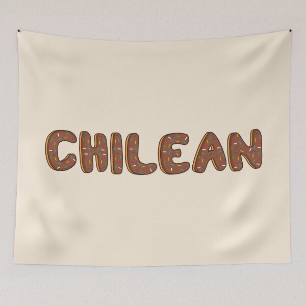 Item preview, Chilean Word Shaped Like Chocolate Donuts  designed and sold by DonutsWords.