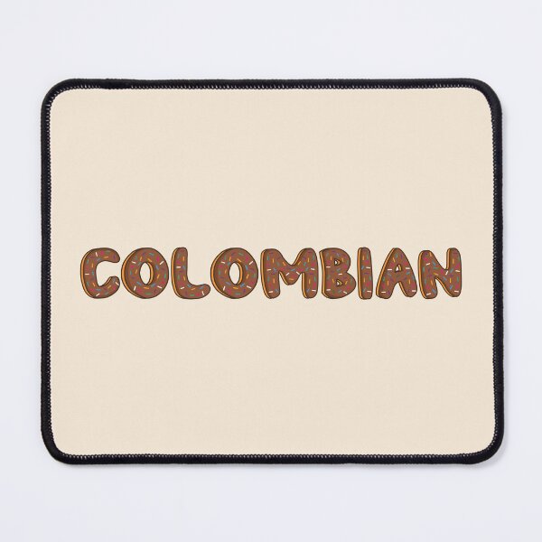 Item preview, Colombian Word Shaped Like Chocolate Donuts designed and sold by DonutsWords.